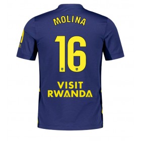 Pánské fotbalový oblečení Atletico Madrid Nahuel Molina #16 Venkovní košile 2025-26 Krátkým Rukávem